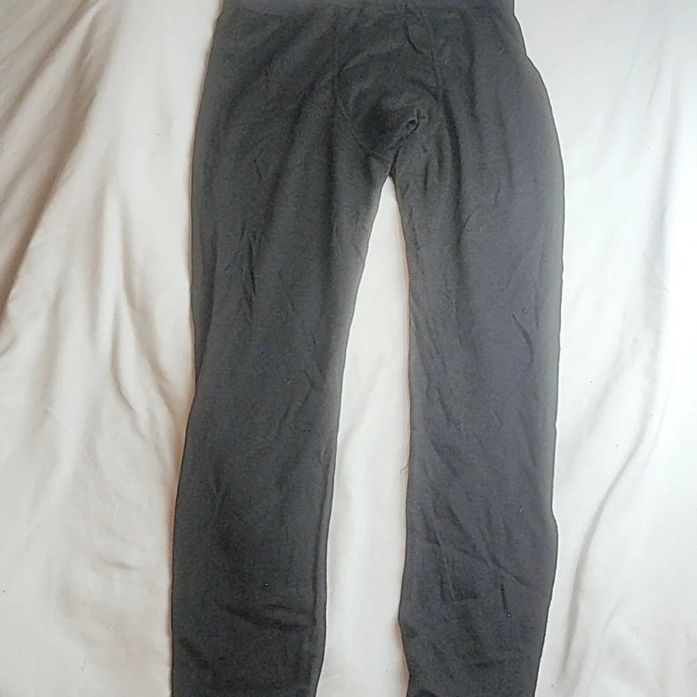 Omni-Wool Base Layer Thermal Leggings Pants Black Men's Size Large